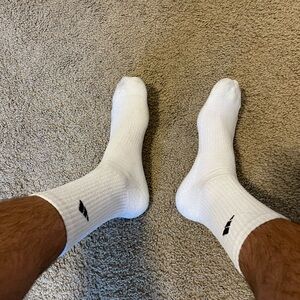 Adidas Men’s White Crew Socks
